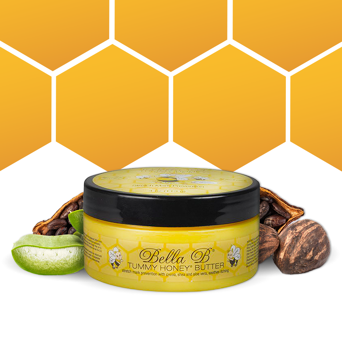 Tummy Honey Butter (Stretch Mark Prevention) 4 oz Jar