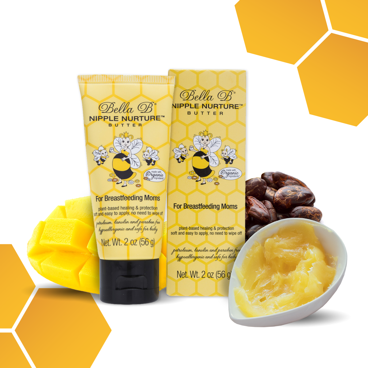 Bella B Bundle - Nipple Nurture Butter 2 oz and Tummy Honey Butter 4 oz