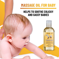 Bella B Gift Set - Little Bee Decongesting Chest Rub 2 oz and Baby Massage Oil 3.3 oz