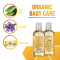 Bella B Gift Set - Little Bee Decongesting Chest Rub 2 oz and Baby Massage Oil 3.3 oz