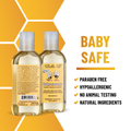 Bella B Gift Set - Baby Massage Oil 3.3 oz and Silk & Honey Baby Lotion 2 oz