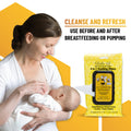 Bella B Nipple Nurture 4-in-1 Soothing Wipes Bundle 24 Count