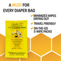 Bundle - Nipple Nurture 4-in-1 Soothing Wipes - 5-Pack, 5 Wipes Per Pack